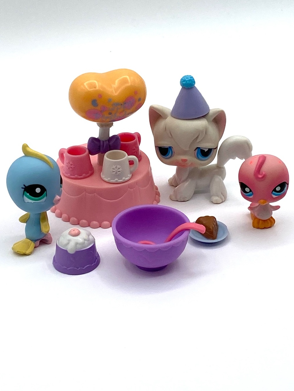 Littlest Pet Shop LPS Bithday Party Lot Bundle - Picture 2 of 7